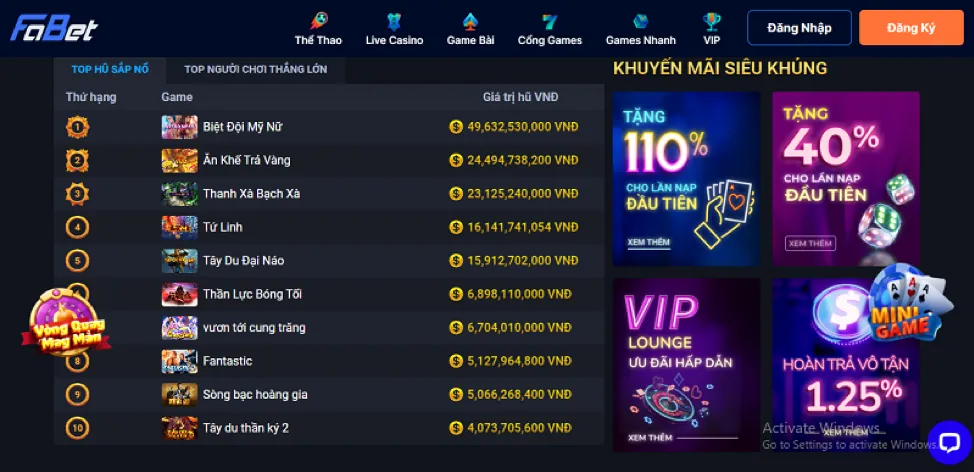 Quay miễn phí Bkwin cho slot game
